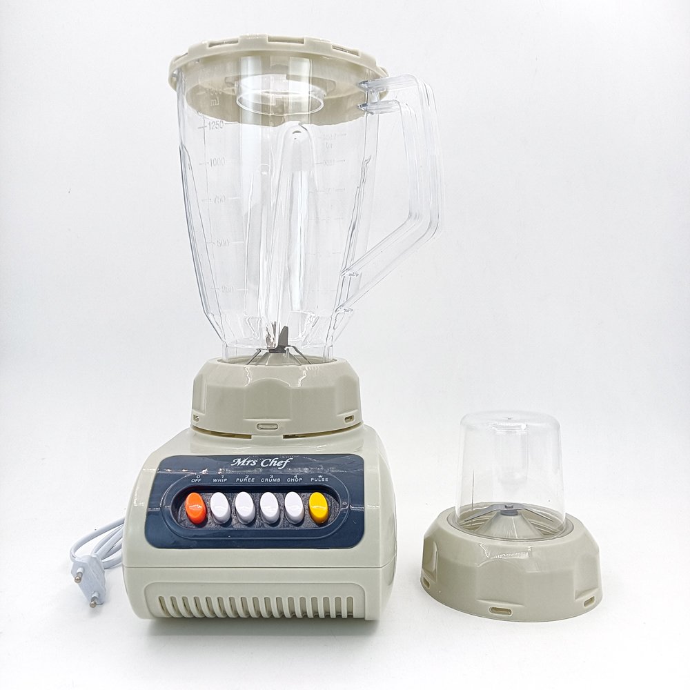 Mrs Chef 2in1 jug blender Juicer 4 speed Kitchen appliances 1.5L plastic multi-function mixer blender