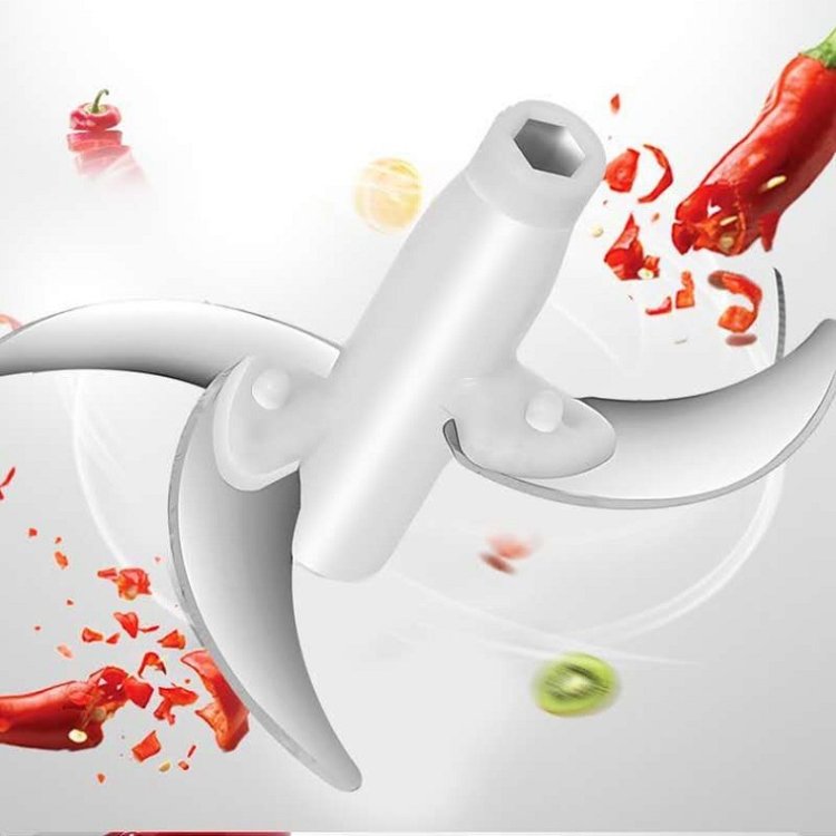 New 1.5L Arrival Press Type Manual Vegetable Mixer Hand Blender Stick Plastic Simple OEM Plastic Kitchen Machine CN;ZHE