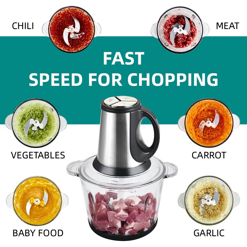 good price meat grinder small size supplier best selling chopper blender food processor 2022 hot steel german stainless