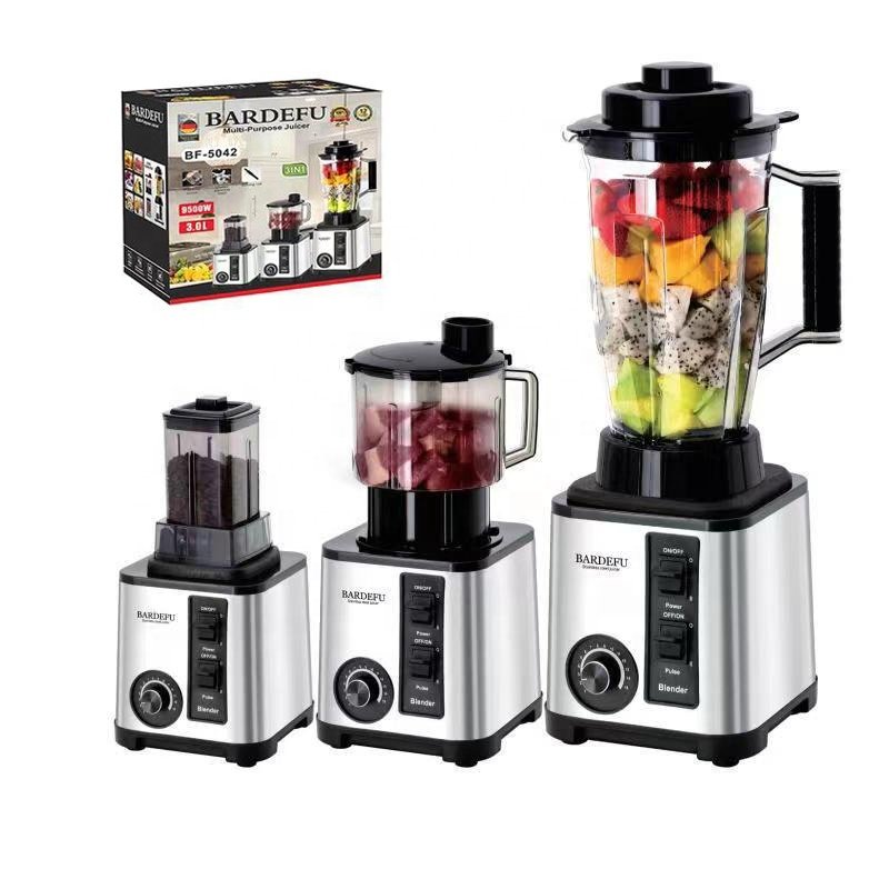 Commercial Kitchen 3 in 1 Blender Fresh Fruit Orange industrial Grinder Extractor Smoothie Juicers Machine Mixers Blender