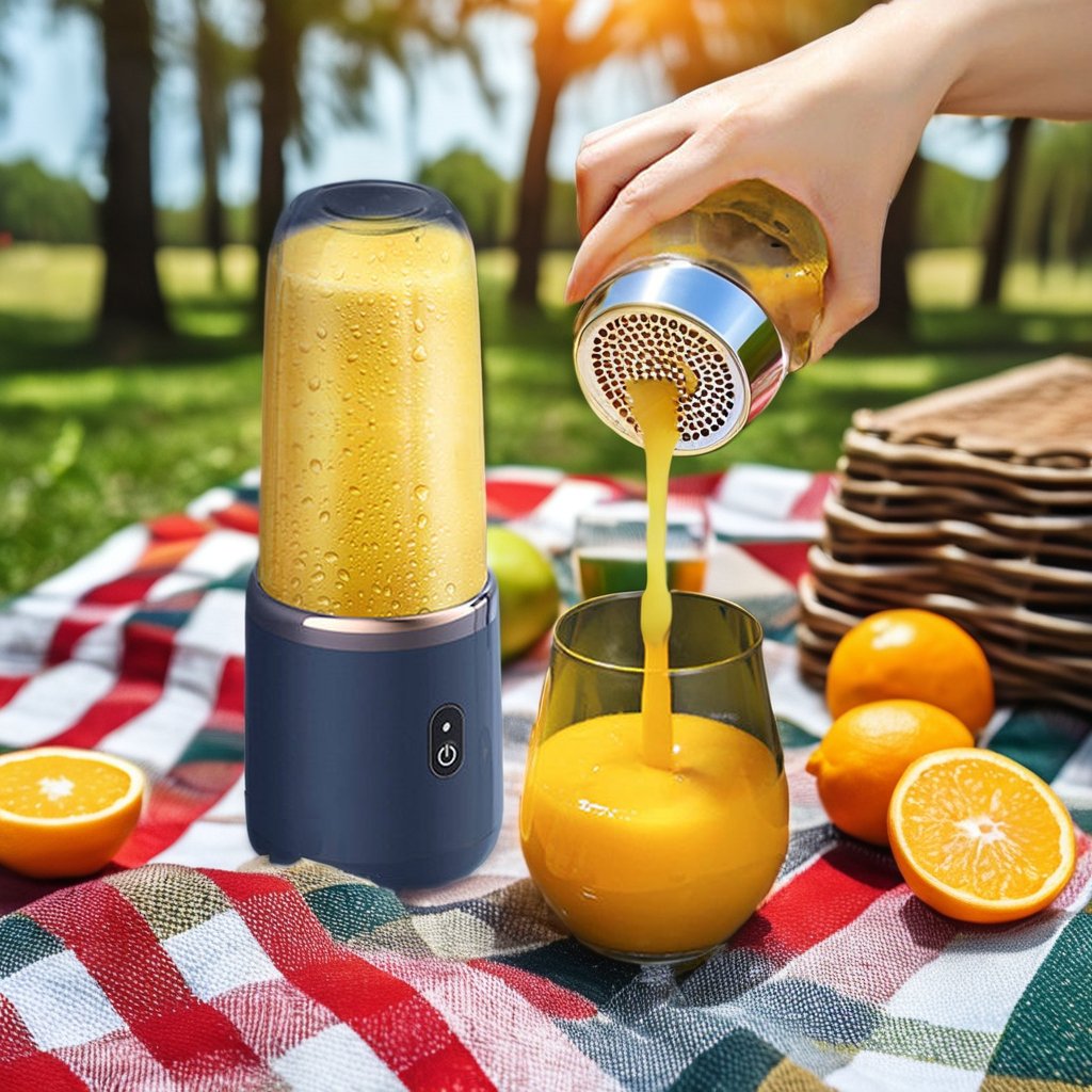 Portable Juicer Blender Electric 6 Blades Juicer Cup Household commercial Food-grade USB Charging blenders and juicers