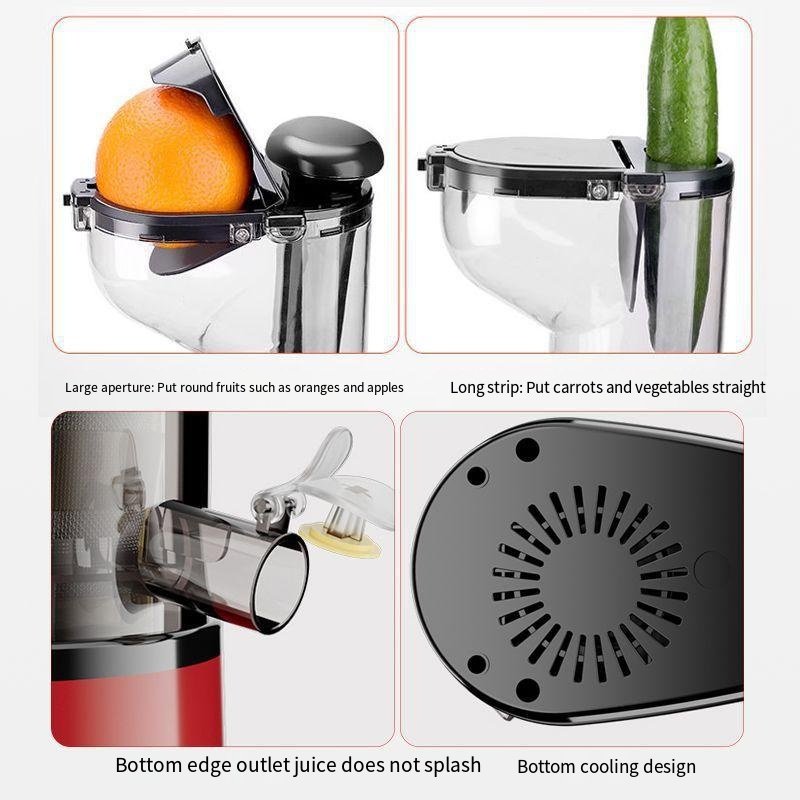 Juicer Blender Grinder Chopper Mixer Machine Multi-function Food Processor Juicer Extractor Stainless Steel Blade Slow Juicer