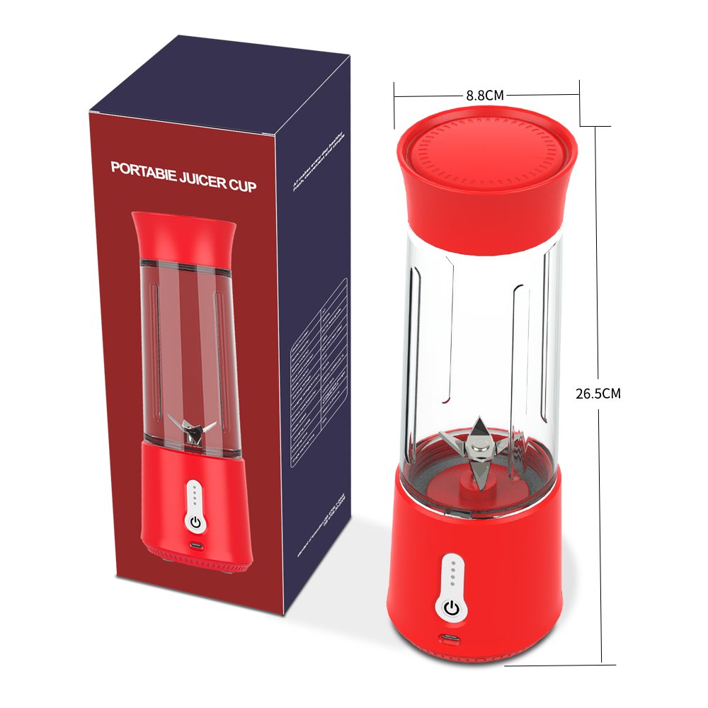 High Quality Food Grade Low Noise Portable Waterproof USB Juicer Blender For Shakes And Smoothies