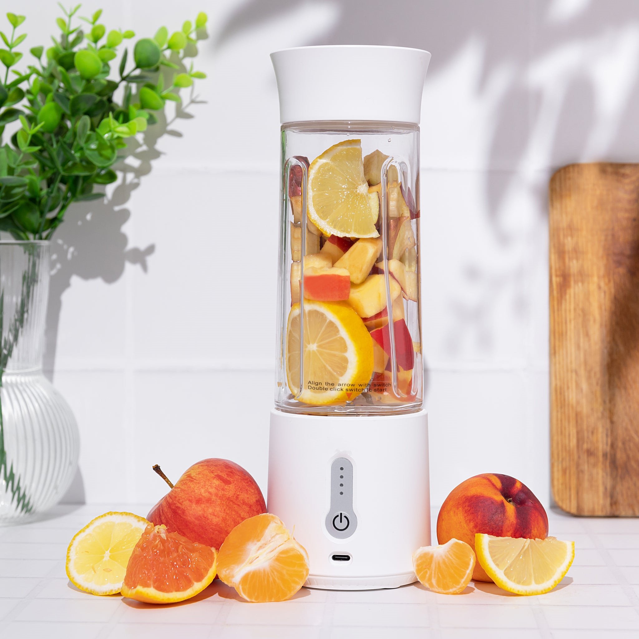 Custom Blender Plastic Classic Clear Protein Shaker for GYM Fitness 500ml Portable Mini Blender