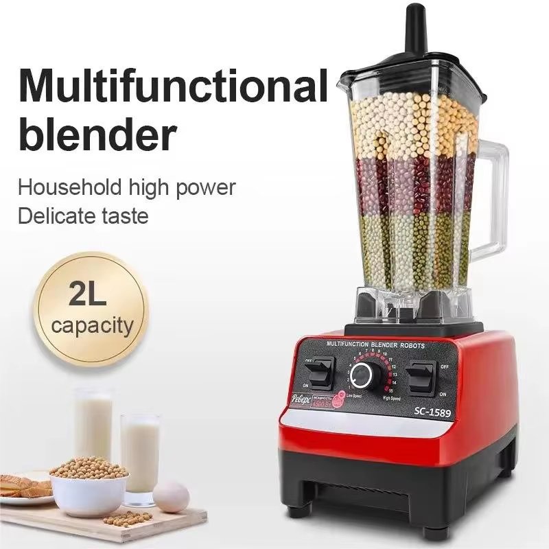 Hot Selling 6 Blade Portable Fruit Juicer Blender Extractor Machine Fruit Ice Cream Mixer Multi-function Food Processor