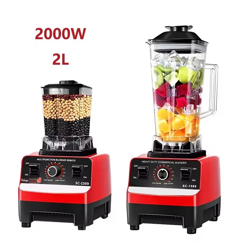 Hot Selling 6 Blade Portable Fruit Juicer Blender Extractor Machine Fruit Ice Cream Mixer Multi-function Food Processor