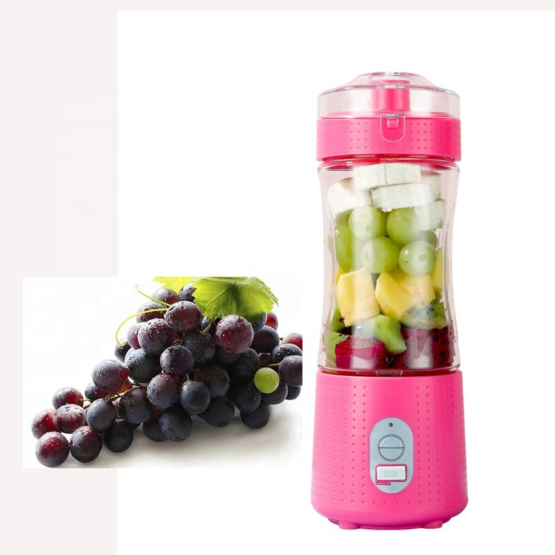 6 Blade rechargeable portable juicer blender 380ml juicer cup smoothie maker