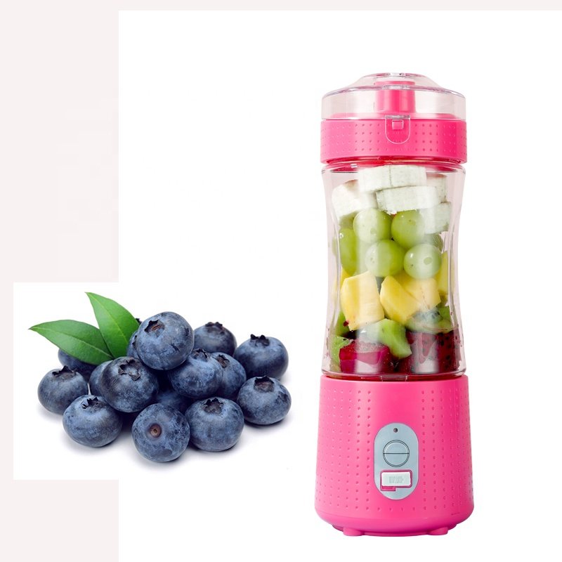 6 Blade rechargeable portable juicer blender 380ml juicer cup smoothie maker