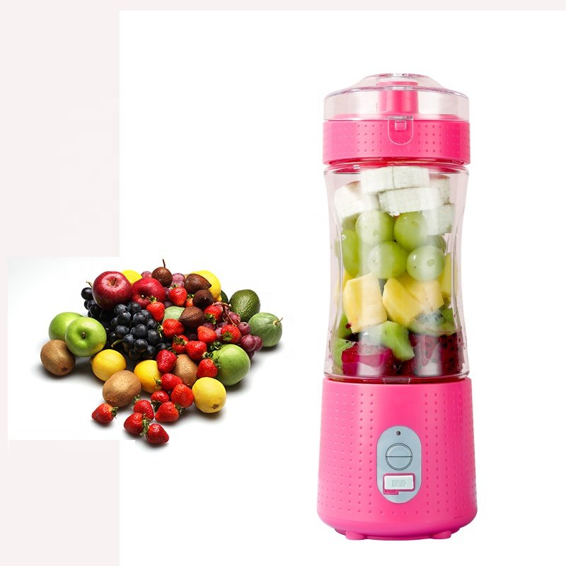 6 Blade rechargeable portable juicer blender 380ml juicer cup smoothie maker