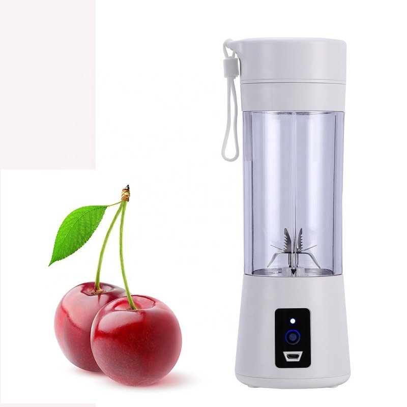 smoothie portable blender juicer mini 380mL with 6 Blade 304 Stainless Steel licuadora portatil automatic juicer