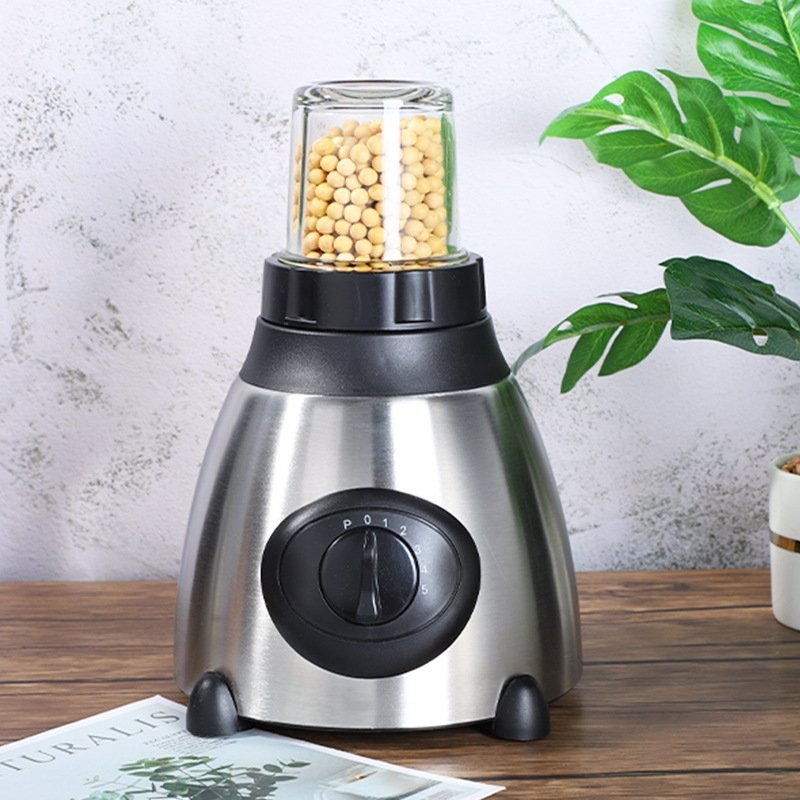 1.5L 2 in 1 glass jar Modern Cheap Juicer Portable Kitchen Juicer Blender Fruit Juice Blender