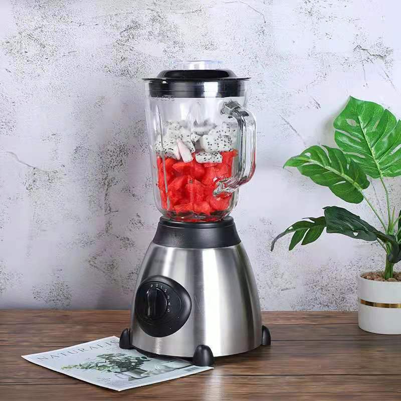 1.5L 2 in 1 glass jar Modern Cheap Juicer Portable Kitchen Juicer Blender Fruit Juice Blender