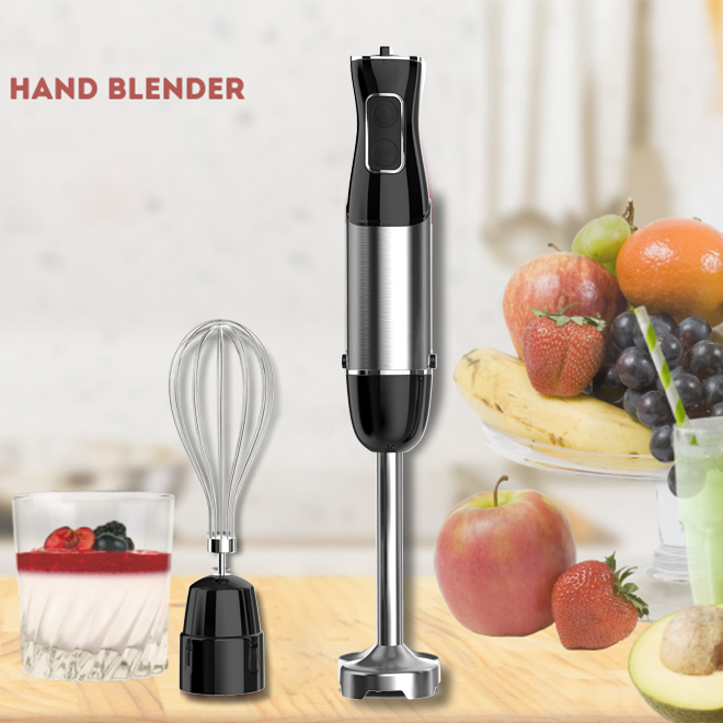 Electric Immersion Hand Blender Multi-Purpose Hand Blender Heavy Duty Copper Motor Stick Mixer