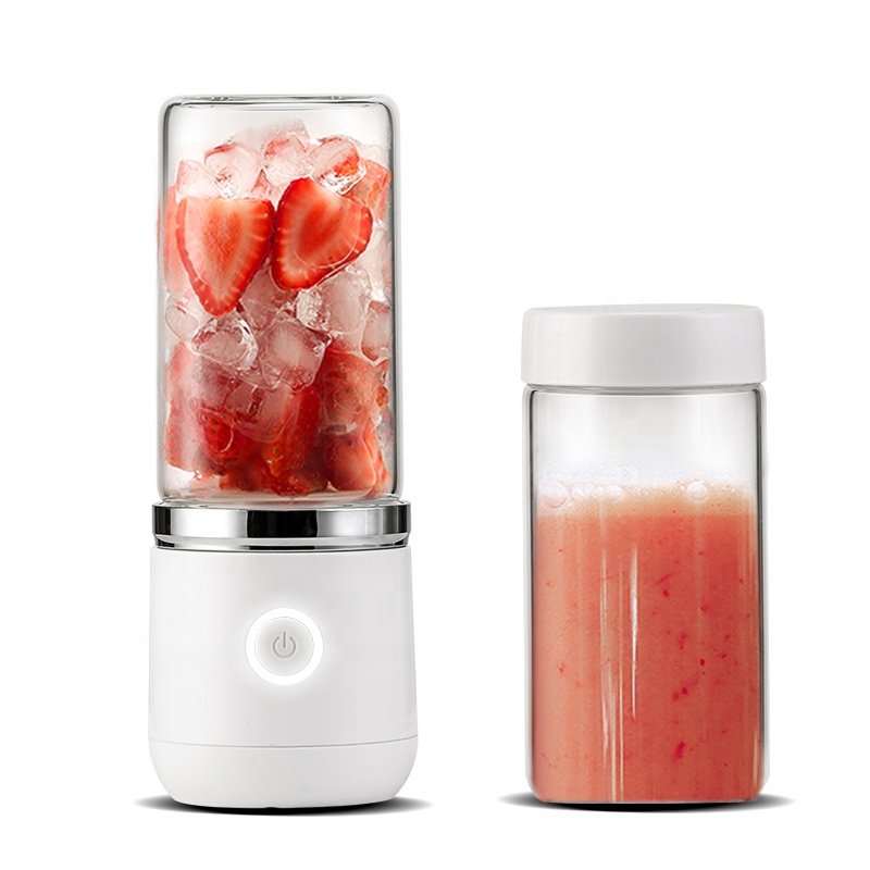 Electric juicer 380ml tritan cup smoothie blender juicer travel rechargeable blender portable mini fruit blender