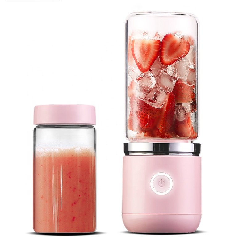Electric juicer 380ml tritan cup smoothie blender juicer travel rechargeable blender portable mini fruit blender