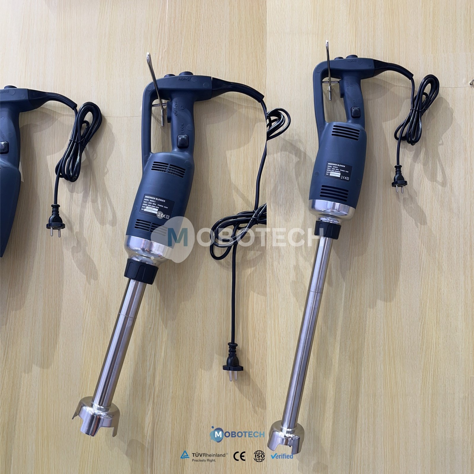 MOBOTECH Electric commercial immersion blender hand stick blender mixer cuisine immersion blender IB 350