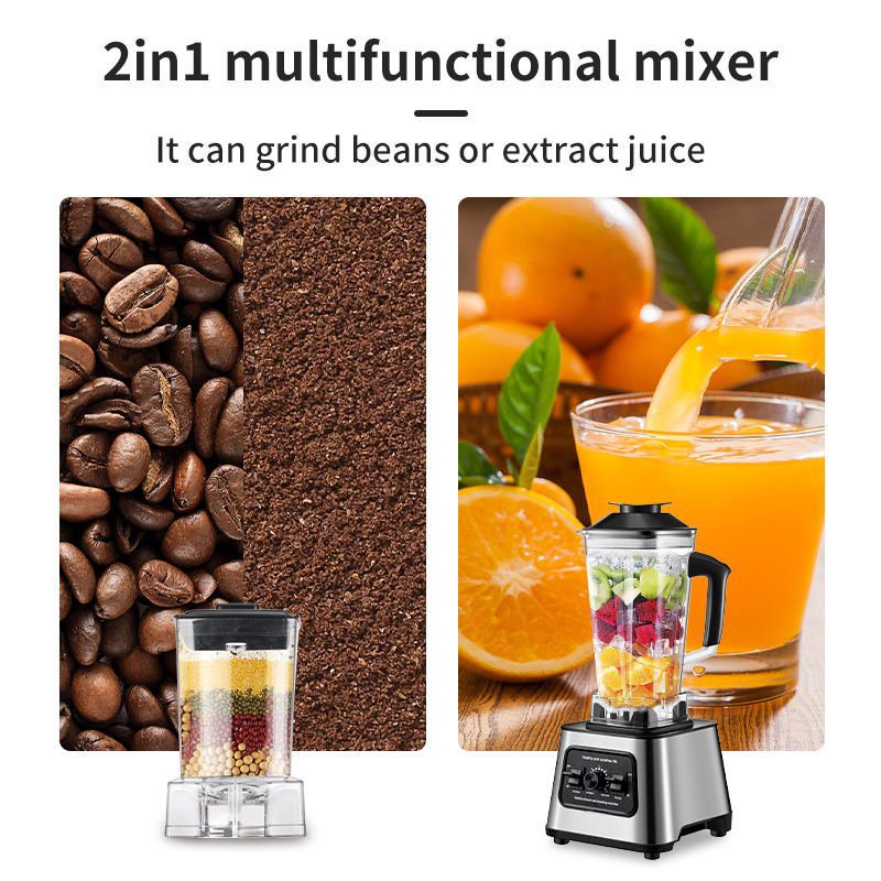 Hot Selling 2024 Powerful 110v/220v Multi function Commercial Heavy Duty Blender And Food Processor Combo Orange Juice Machine