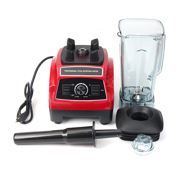 professional blender with tamper tool, high power output, and variable speed control for precise blending