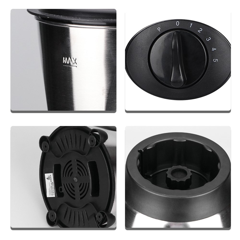 RAF Trending 1.5L Stainless Steel Blade 2 In 1 Heavy Duty Juicer Commercial Food Smoothie Blender