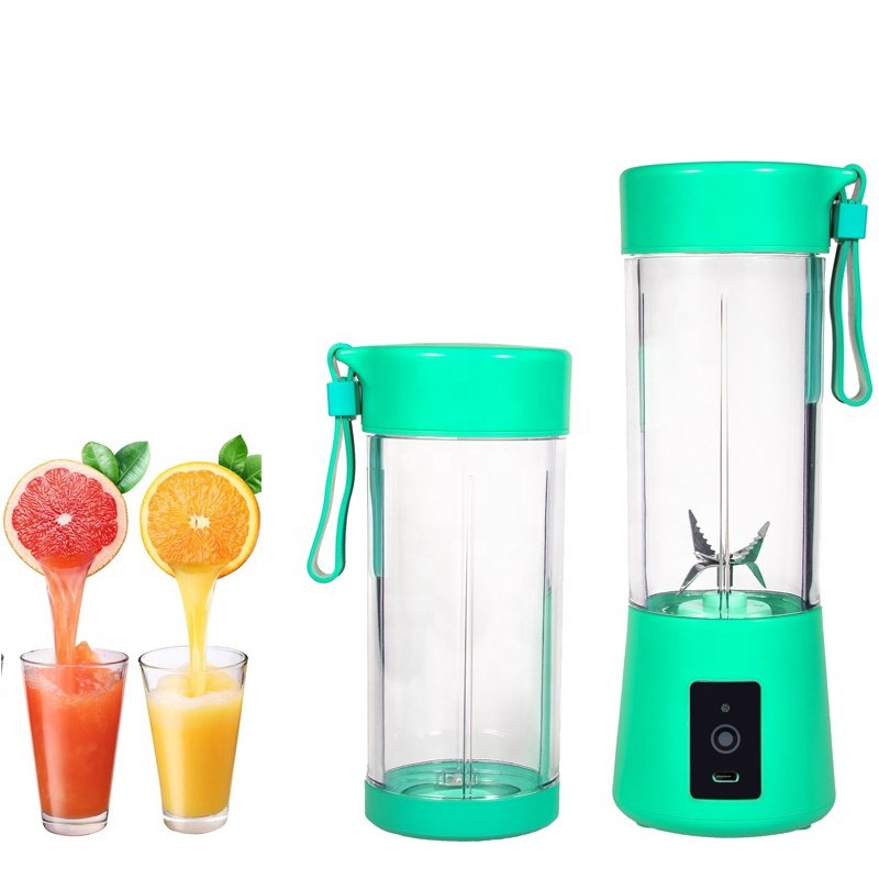 First Piece Special Price 400ML+380ML 6 blades usb juice makers Ice crush portable blender Fruit Orange Juicer Cup
