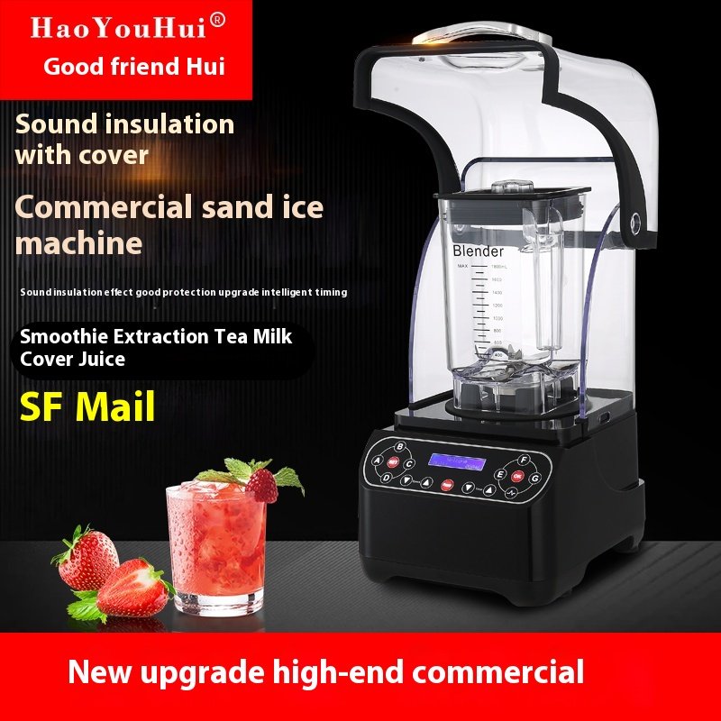 High Quality Multifunctional 2200W Black Kitchen Utensils Heavy Duty Commercial Smoothie Fruit Blender