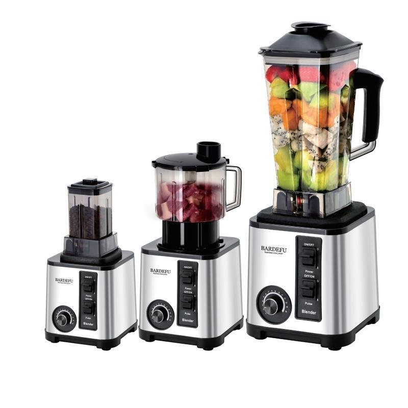 Stainless steel 3 in 1 9500w kitchen appliances heavy duty commercial mixer smoothie juicer food processor blender 3 in 1