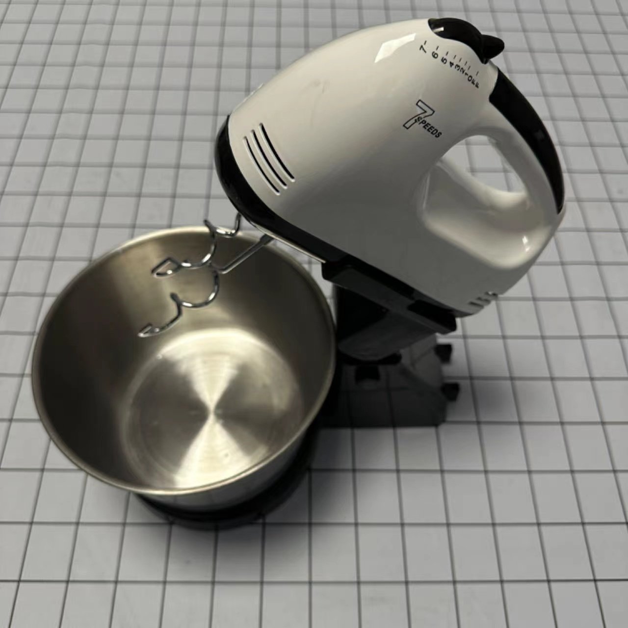 Multifunctional Electric Stand Food Mixer Machine Mute Automatic Blender Cream Egg Whisk Egg Beater for Household Car RV 220V