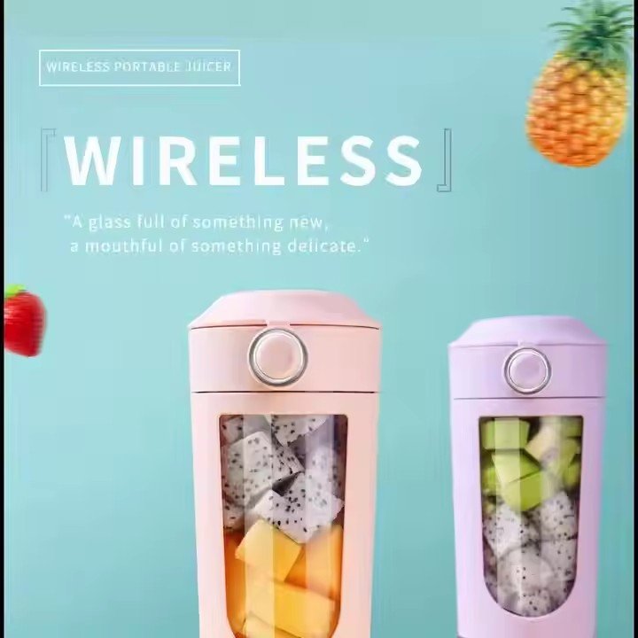 700Ml Upgrade Portable Blender High Speed Rechargeable 2 In 1 Juicer For Vegetable Mixer Multifunctional Juicer