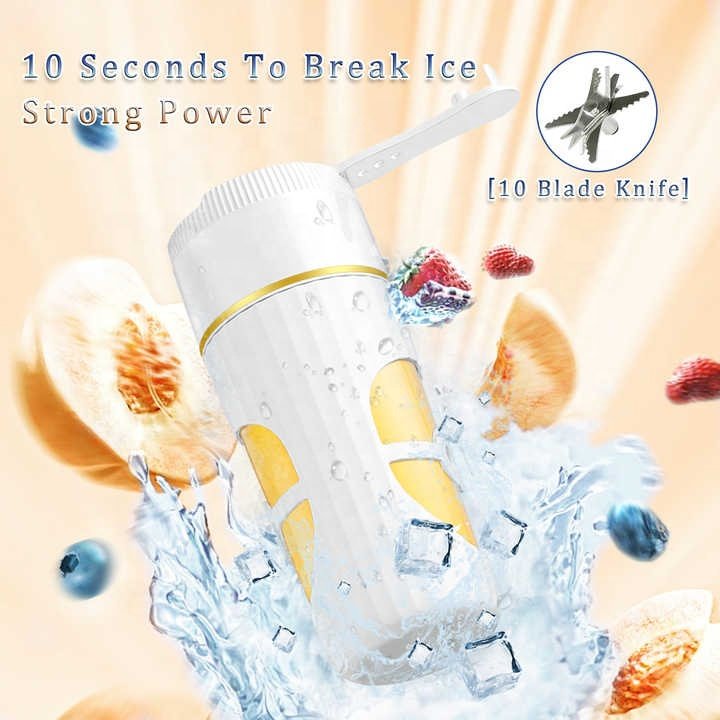 Multi-function mini portable smoothie blender juicer bottle fresh juice usb rechargeable blender
