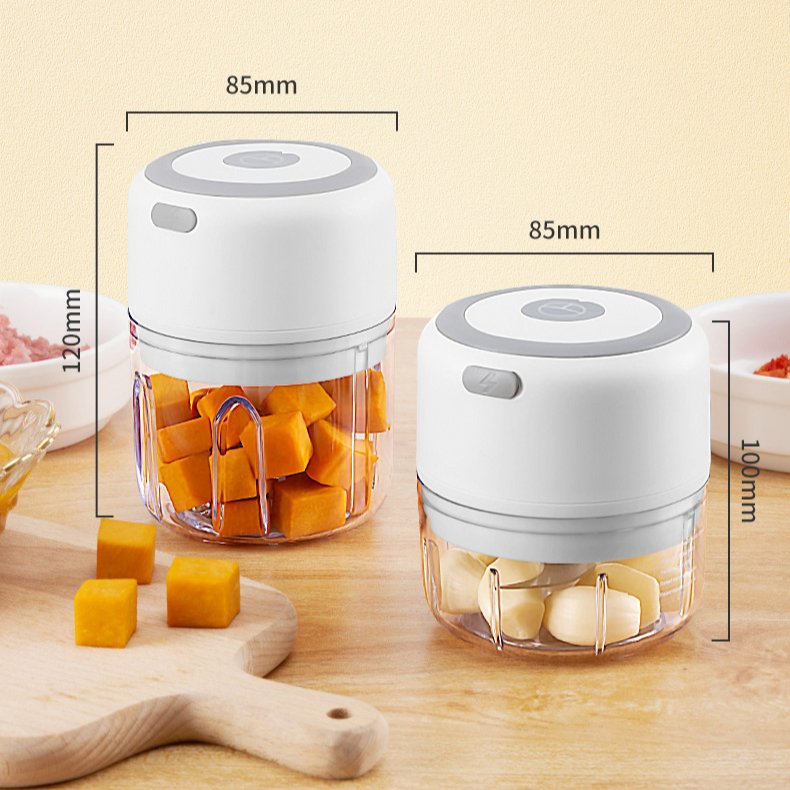 Kitchen Household Electric Chopper Usb Rechargeable Mixer Grinder Mini Portable Blender