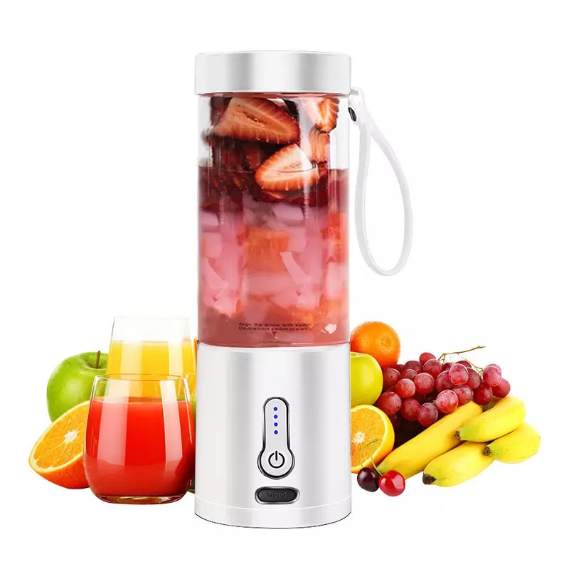Electric Personal Use Mini Blender Home Usb 6 Blades Juicer Cup Machine Rechargeable Fruit Juice Portable Blenders