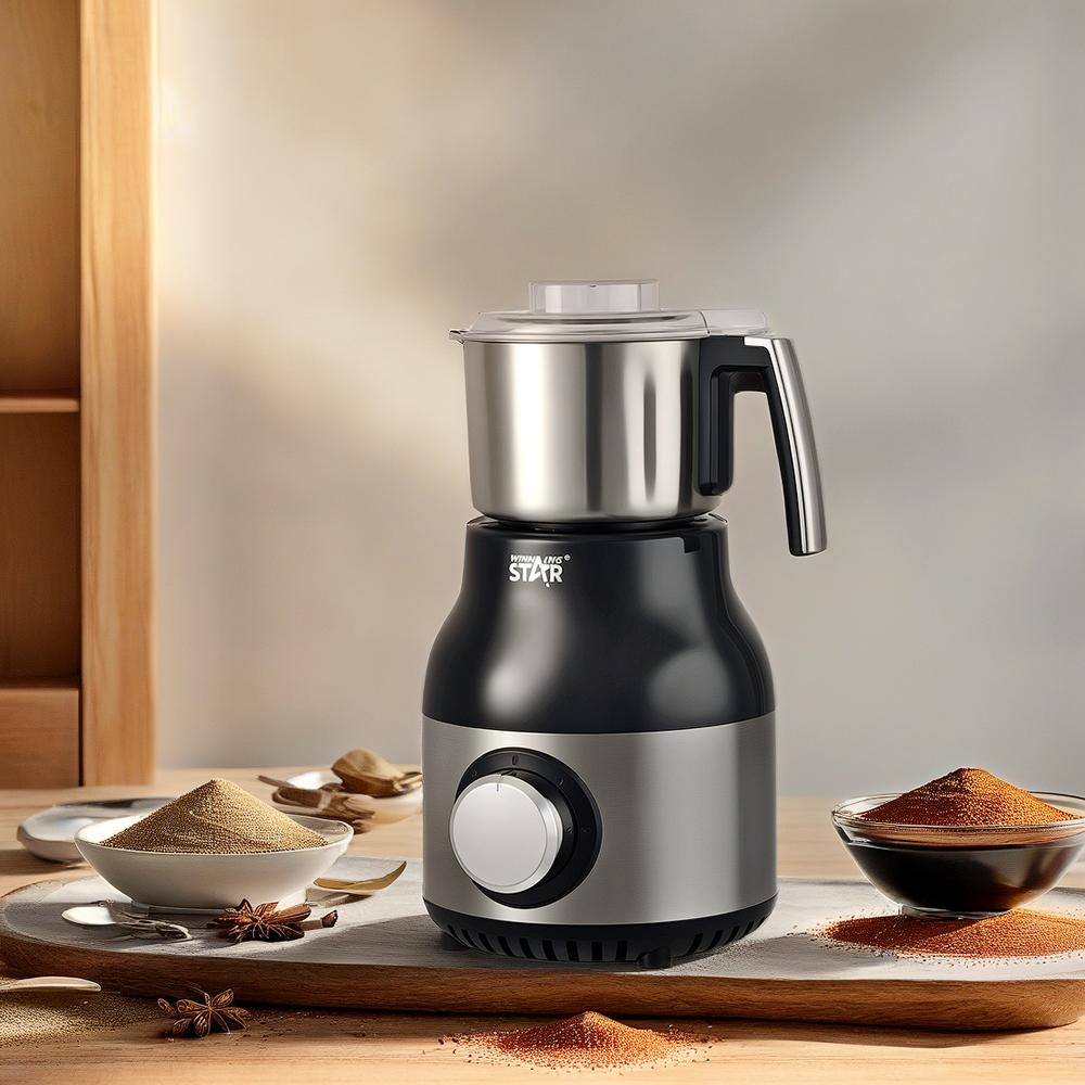 WINNING STAR Wholesale Hot Selling 2 in 1 ST-5501-C 1.8L 500W Portable Stainless Steel Fruits Grinder Juicer Blender