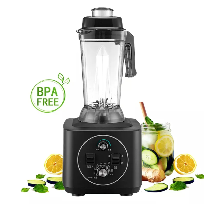 4L Feilong 2600W 2.5L Large Capacity Commercial Juicer with Mixer Grinder Heavy Duty Machine Ice Smoothie Blenders Electric