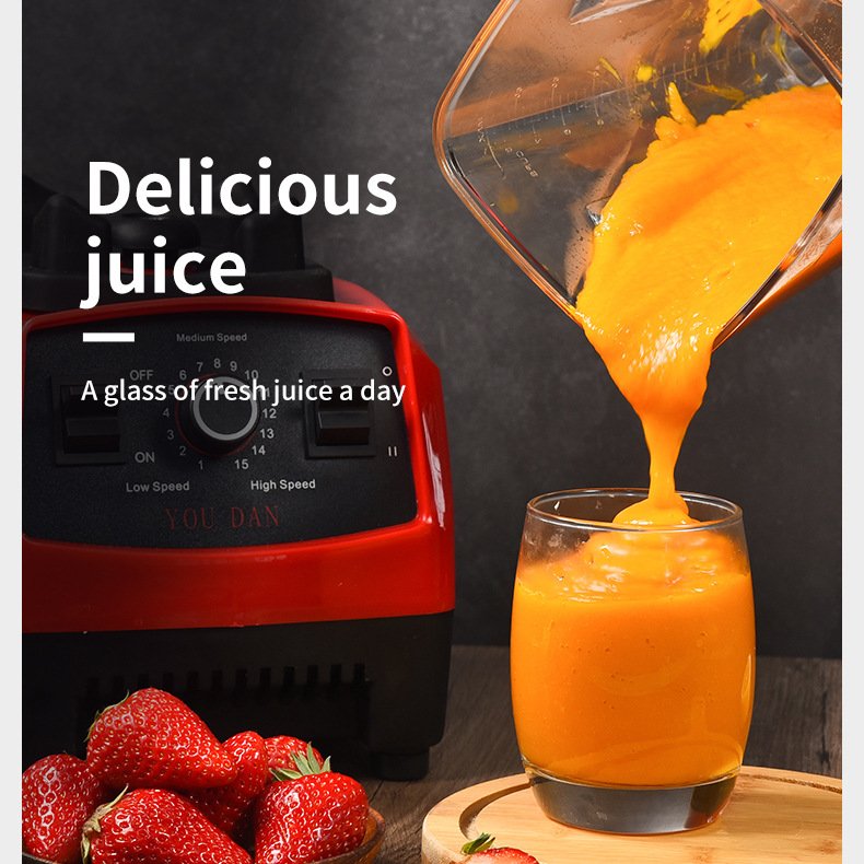 Silver Crest Blender 2 in 1 4500W Big Powerful Smoothies Maker Large Commercial Blender