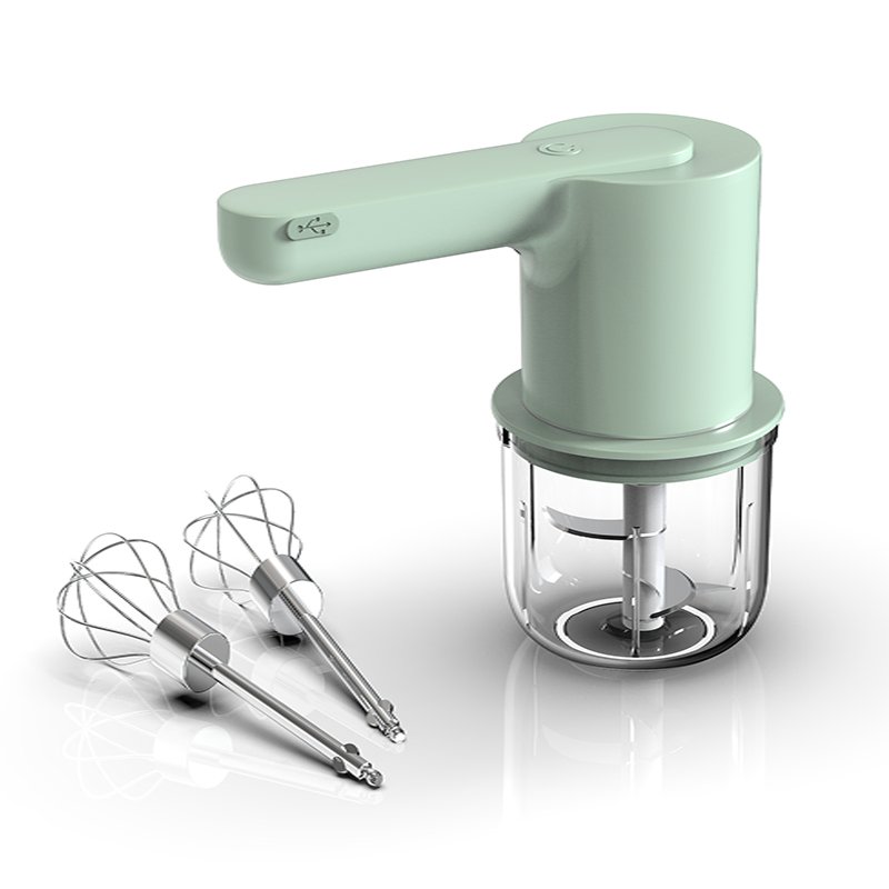 Portable Mini Size Meat Vegetable Food Blender With Egg Foamer Function