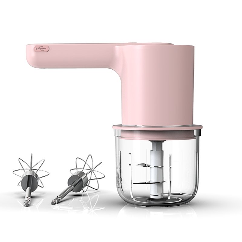 Portable Mini Size Meat Vegetable Food Blender With Egg Foamer Function