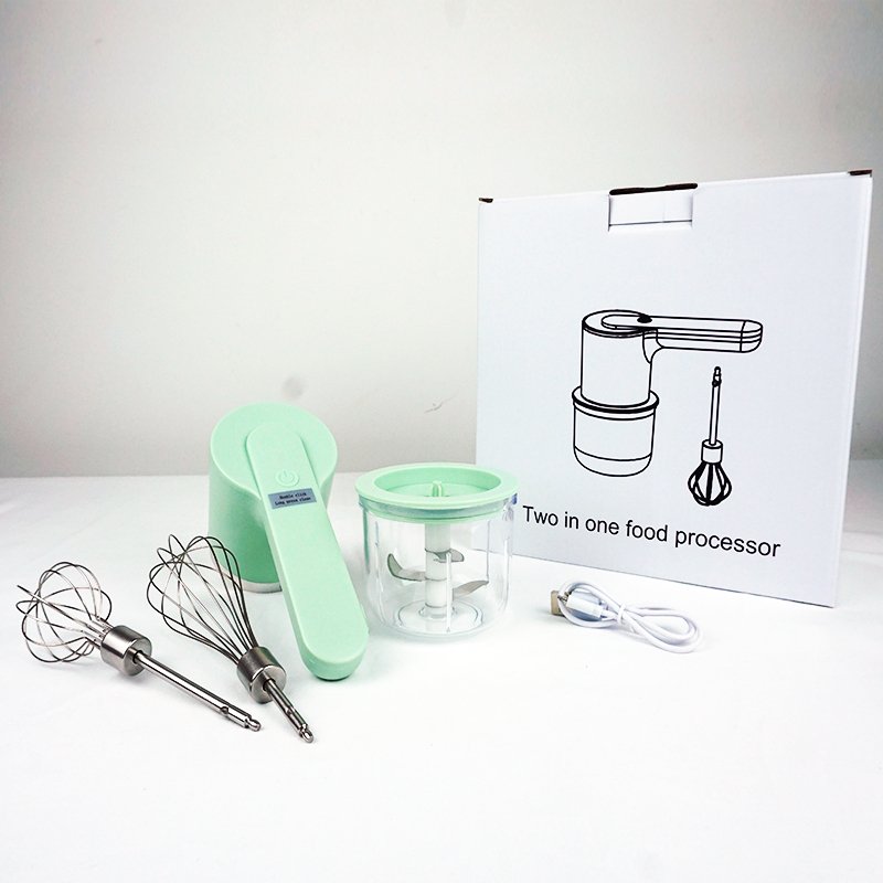 Portable Mini Size Meat Vegetable Food Blender With Egg Foamer Function