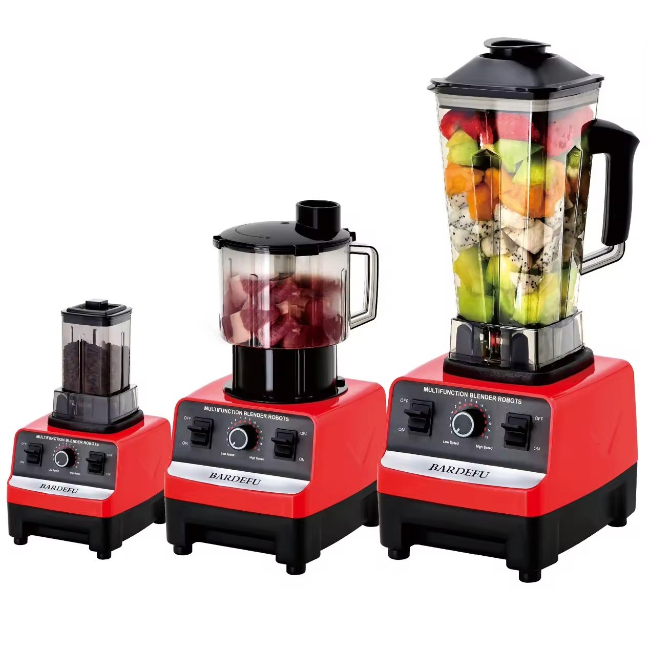 2024 2.5L 3L 8000W 9500W 9525 Motor High Speed 3 Cups Multi-function Commercial Blenders Silver Crest Blender