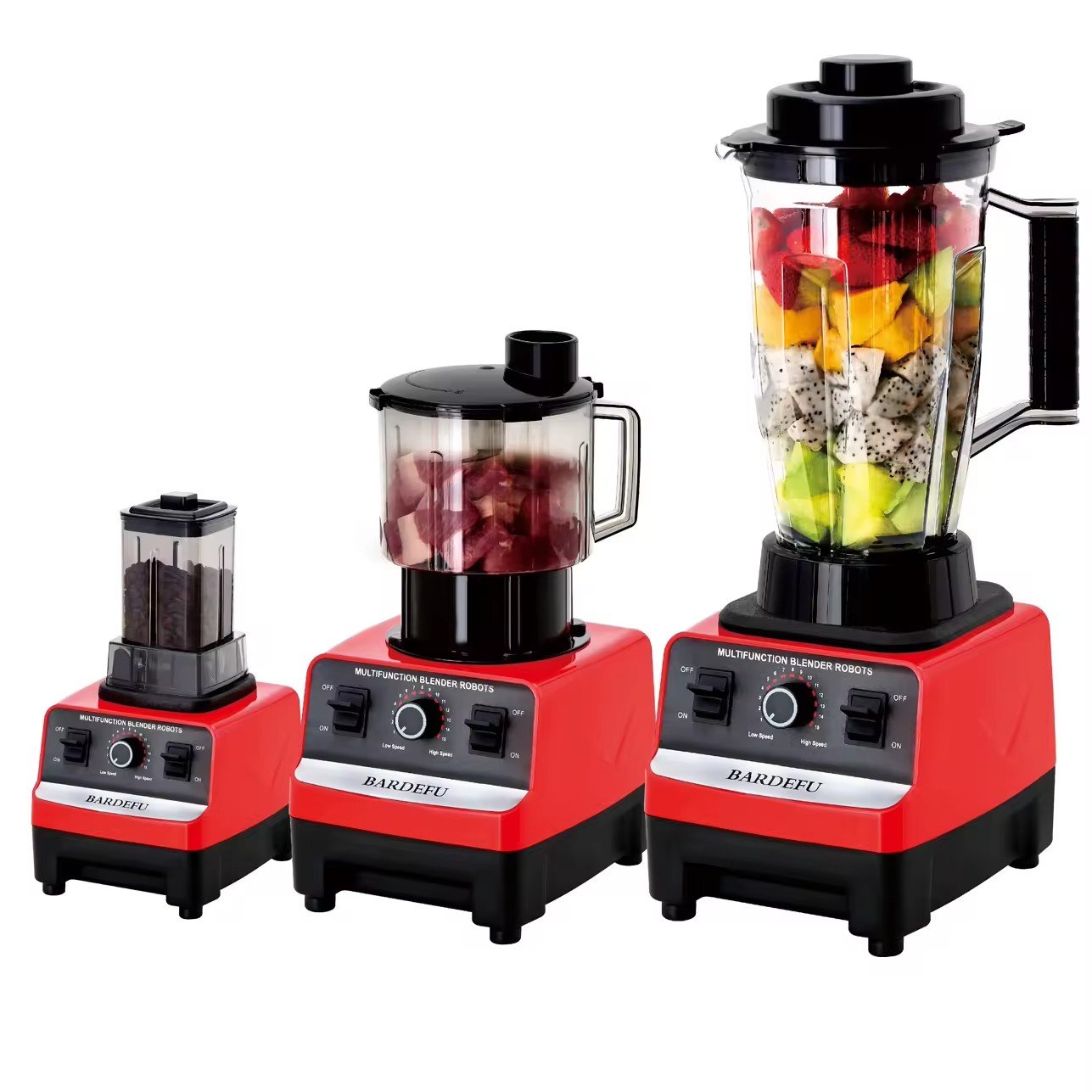 2024 2.5L 3L 8000W 9500W 9525 Motor High Speed 3 Cups Multi-function Commercial Blenders Silver Crest Blender