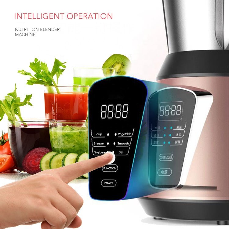 Multifunction stainless steel jar soup maker with 304SS blades blender with Ice crush Smooth Chunky function