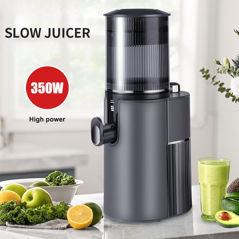 2024 Hot Sell Automatic Big Mouth Cold Press Juicers 350W Blenders Commercial Orange Juicer Machine