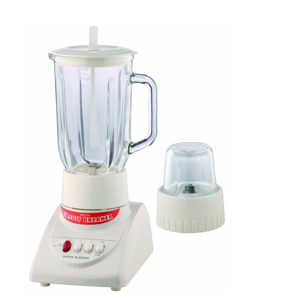 BT2G 2 in 1 Glass Jar Plastic Electric Powerful Juice Blender
