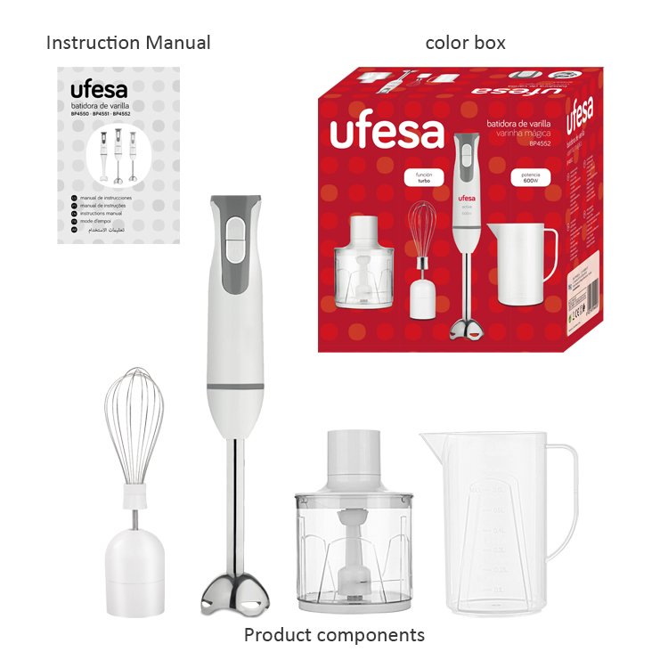 Small kitchen appliances cheapest the popular factory electric hand stick blender multifunction blender mixer hand blender set
