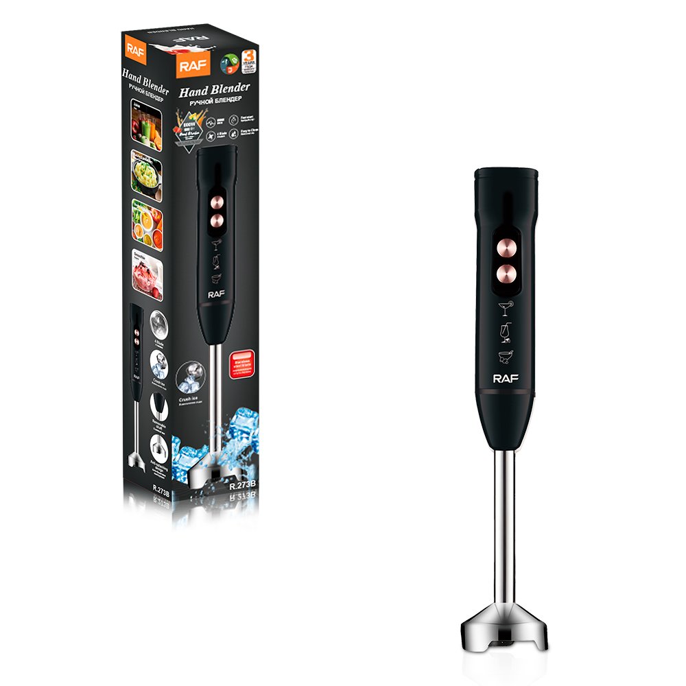 Immersion Hand Blender 4 Blade Kitchen Appliance for Soup Baby Food Stick Blender Crush Ice