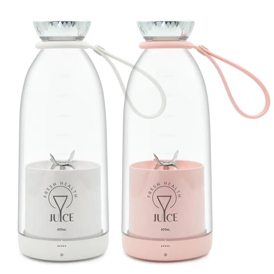 500ML Charging Electric Juicer Blender Kitchen Fresh Fruit Mixer Portable Outdoor Camping Use