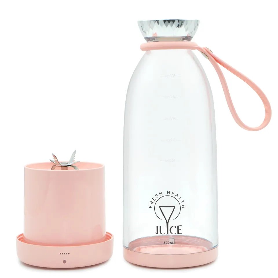 500ML Charging Electric Juicer Blender Kitchen Fresh Fruit Mixer Portable Outdoor Camping Use