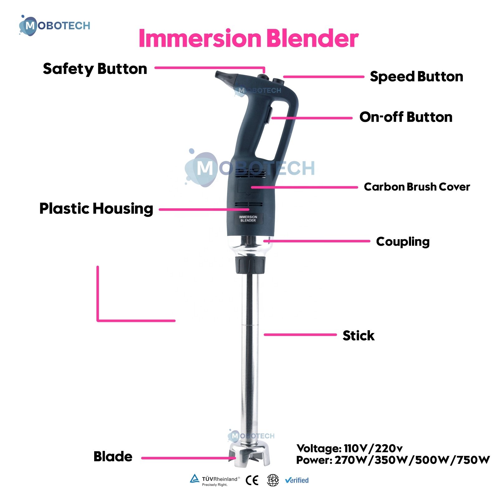 commercial immersion blender small 250EV 220EV EVElectric hand stick blender mixer cuisine immersion blender