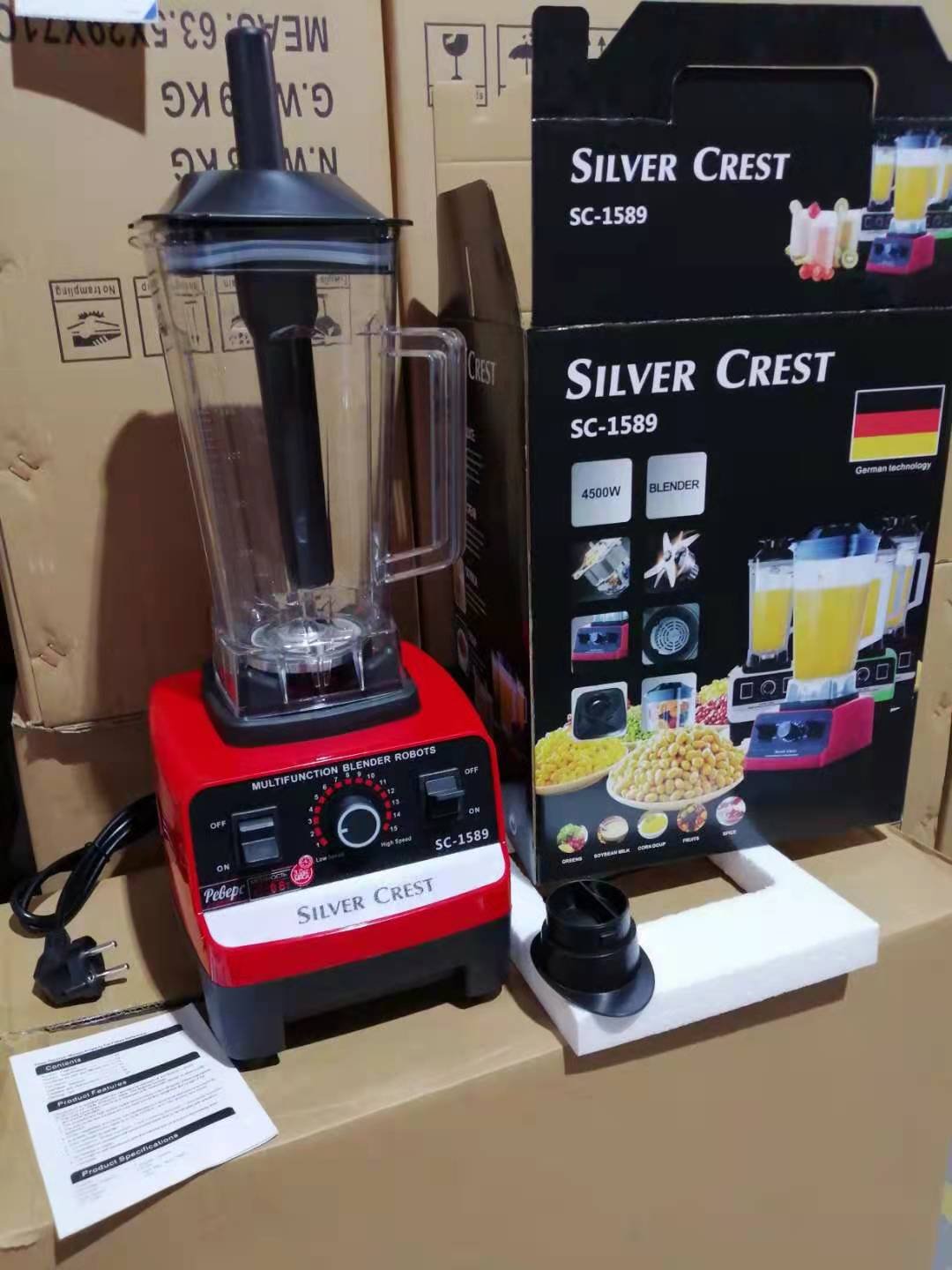 Hot 2L Electric Fruit Smoothie Blenders And Silver Crest Juicers Machine Mixer Grinder
