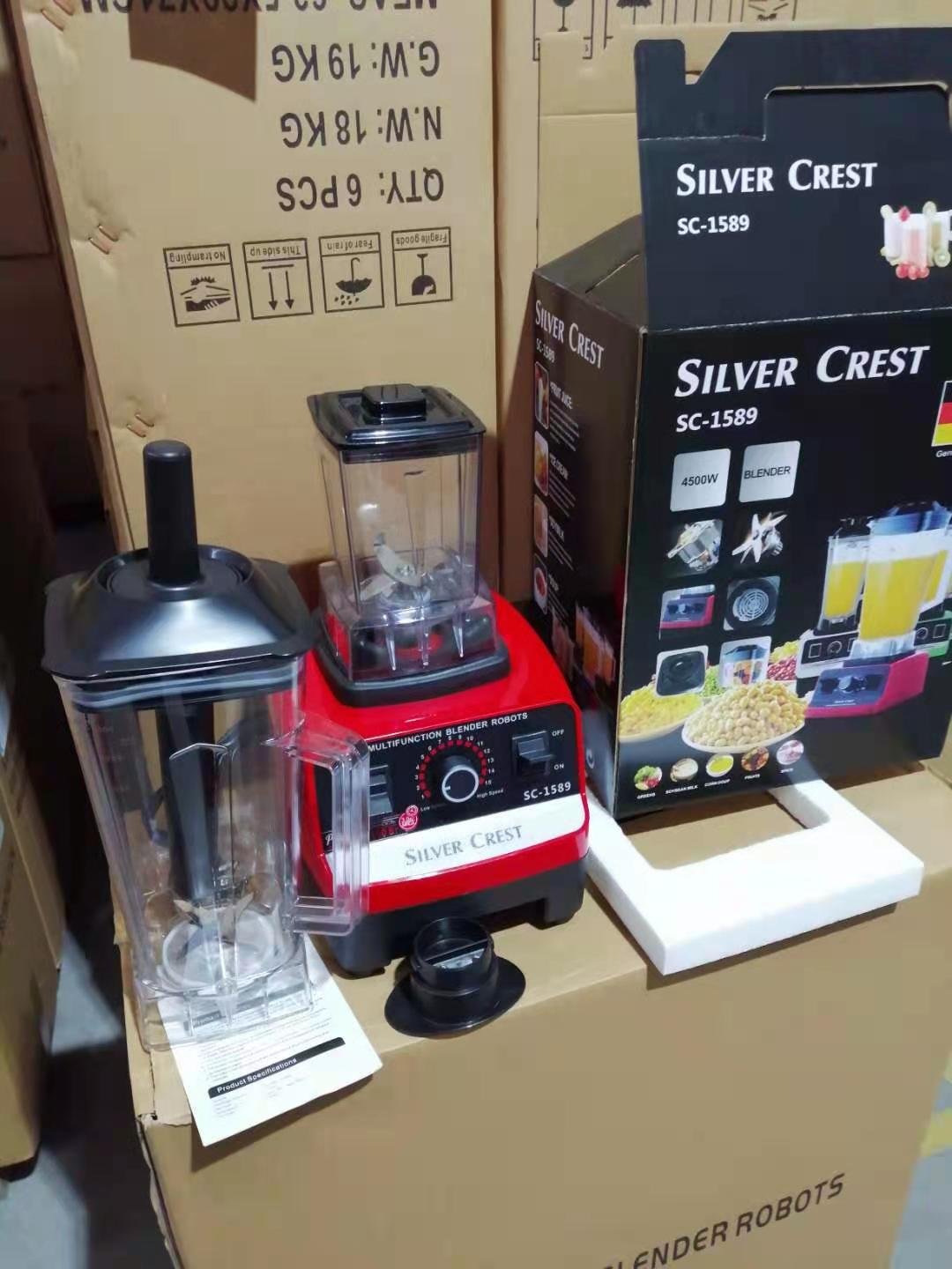 Hot 2L Electric Fruit Smoothie Blenders And Silver Crest Juicers Machine Mixer Grinder