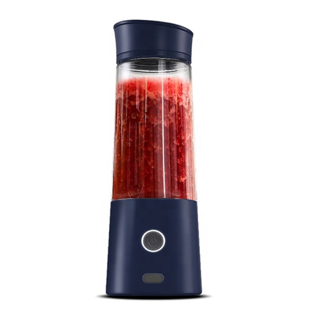 Hot sale 7.4V plastic jug colorful convenient travel mini rechargeable smoothie maker usb blender juicer portable blender